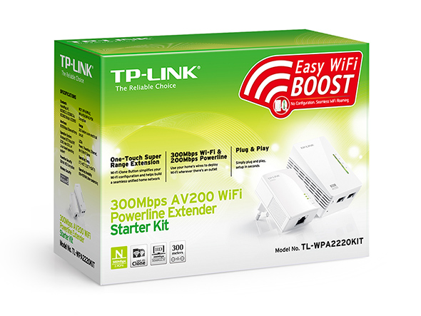 Easy WiFi boost with TP Link WiFi Powerline Extender from Digiweb