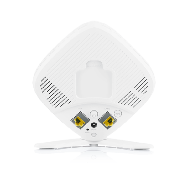 Back view of Zyxel AX1800 Mesh WiFi Repeater